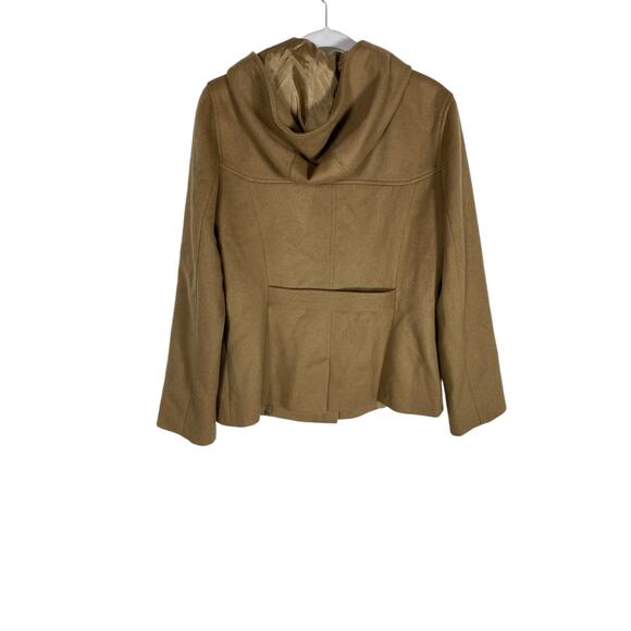 Women's Loft Brown Wool zip up Jacket Size 8 - Picture 7 of 9